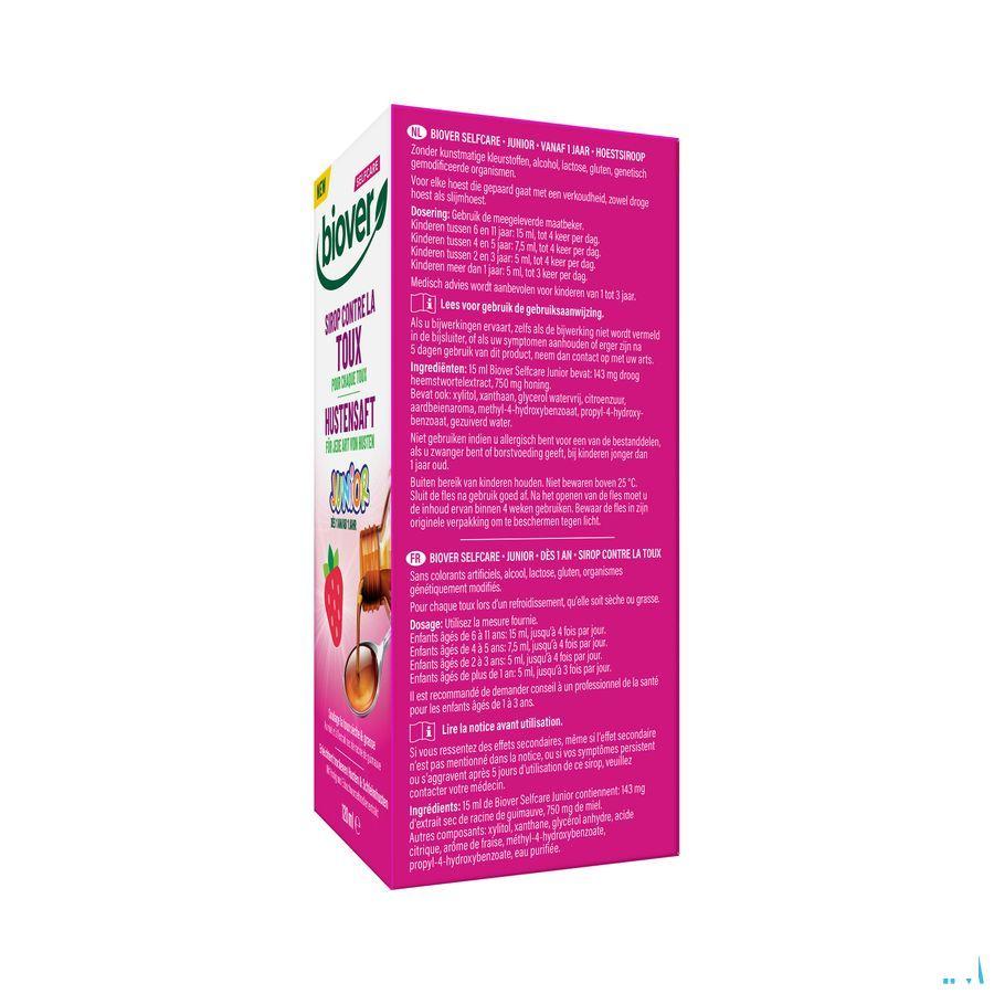 Biover Selfcare Sirop Toux Junior 120 ml  -  Perrigo