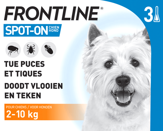 Frontline Spot On Hond 2-10kg et 3x0,67ml