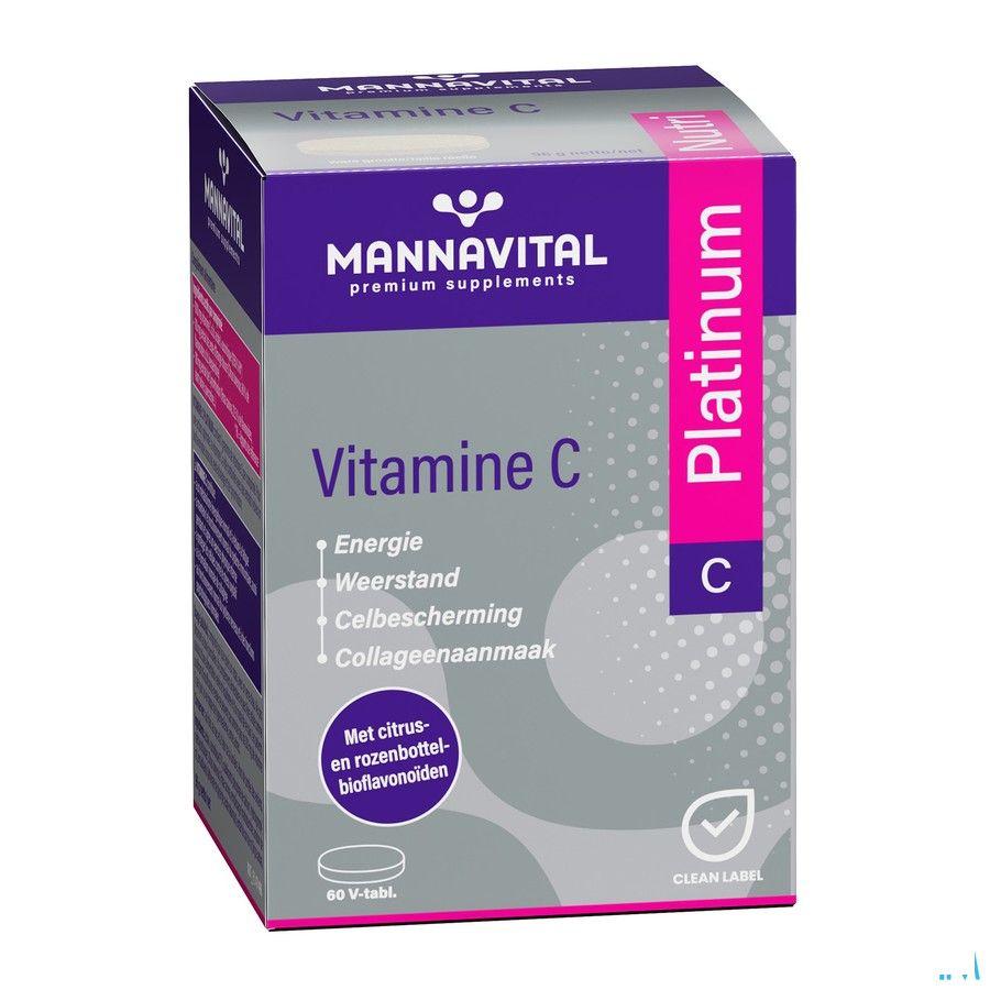Mannavital Vitamine C Platinum V-comp 60