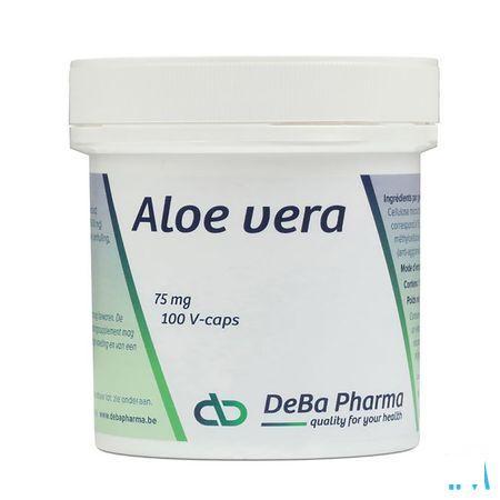 Aloe Vera 200:1 V-Capsule 100x75 mg  -  Deba Pharma