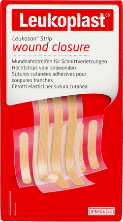 Leukosan Strip Natur. 6X6X38mm+3X6X75mm Leukoplast