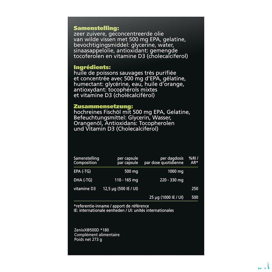 Zenixx 500 D Capsule 180  -  Ixx Pharma