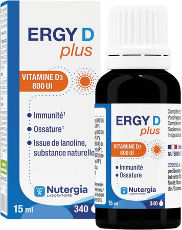 Ergy D Plus Flacon 15 ml  -  Lab. Nutergia