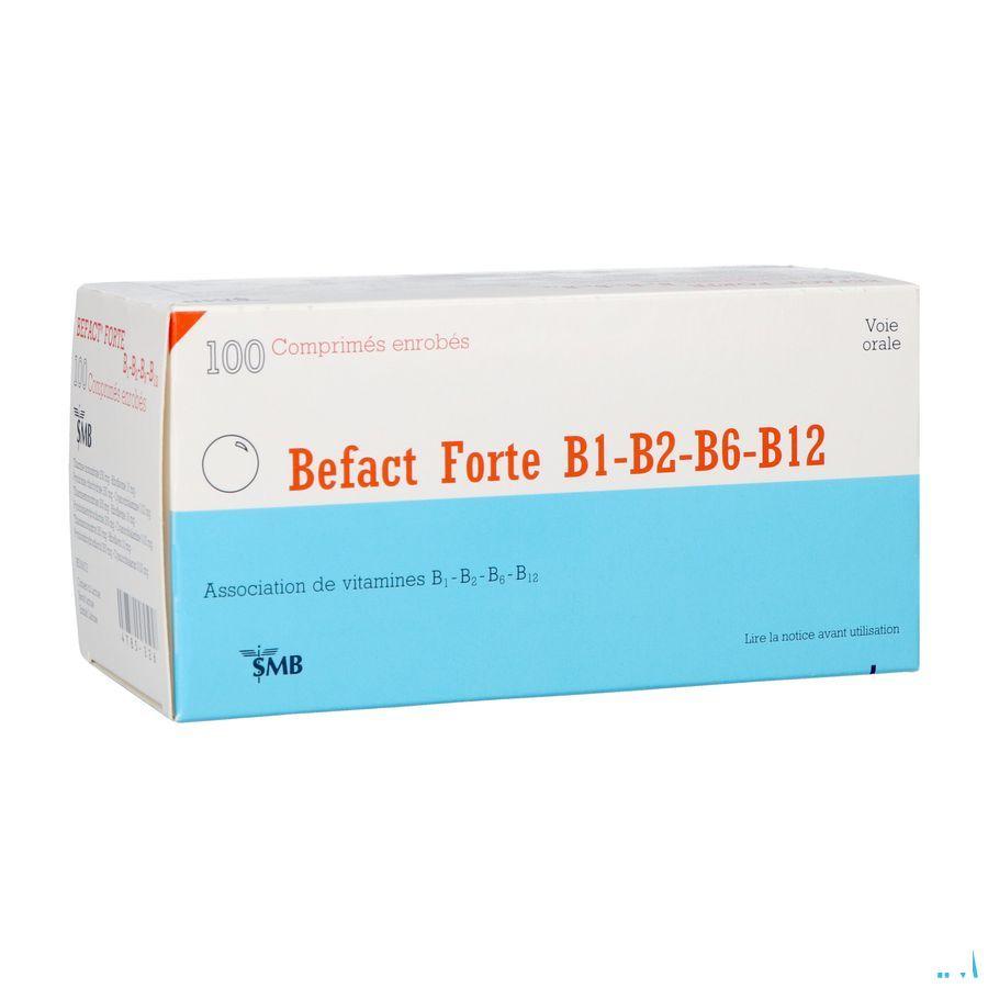 Befact Forte B1-B2-B6-B12 Omhulde Tabl 100 Ud