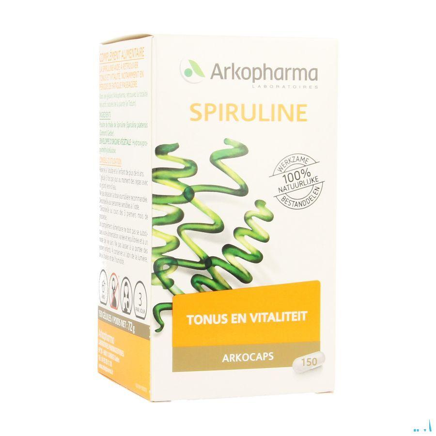 Arkogelules Spirulina Vegetal 150  -  Arkopharma 