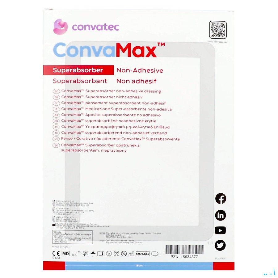 Convamax Superabsorber N/Adhesif 15Cm x 20Cm 10