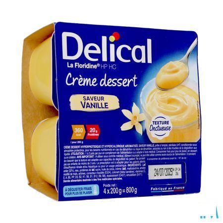 Delical Creme Dessert La Floridine Vanille 4 x 200 gr