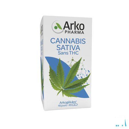 Arkogelules Cannabis Caps 45  -  Arkopharma 