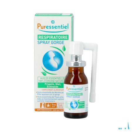 Puressentiel Ademhaling Keelspray 15 ml  -  Puressentiel