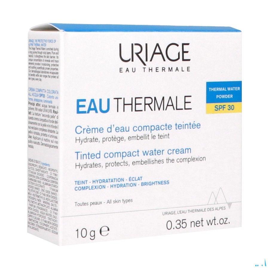Uriage Eau Thermale Creme Eau Comprimespdr Teint Ip30 10 gr