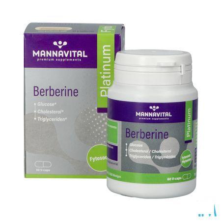 Mannavital Berberine Platinum V caps 60  -  Mannavita