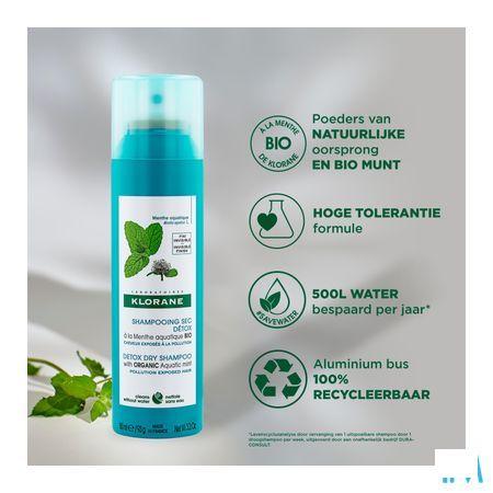 Klorane Capil. Droogshampoo Munt Spray 150 ml