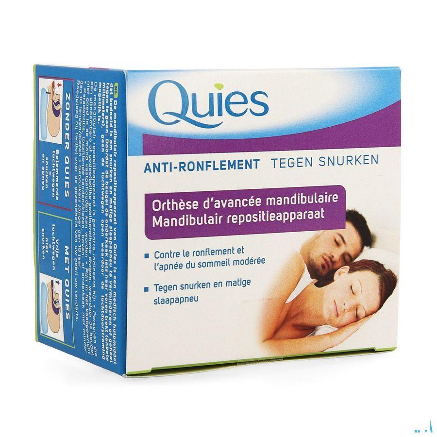 Quies Orthese Mandibulaire Anti ronflement Apnee  -  Quies