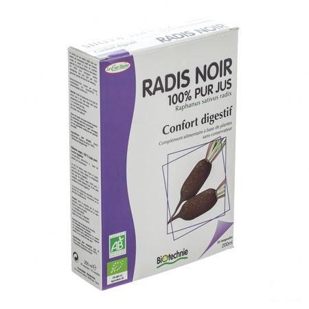 Zwarte Radijs Bio Ampullen 20x10 ml Biotechnie