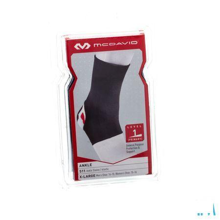 Mcdavid Ankle Brace Elastic Black Xl 511