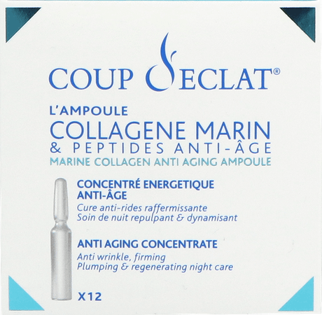 Coup D'eclat Concentre Energet. Anti age Ampoule 12x1ml  -  Asepta