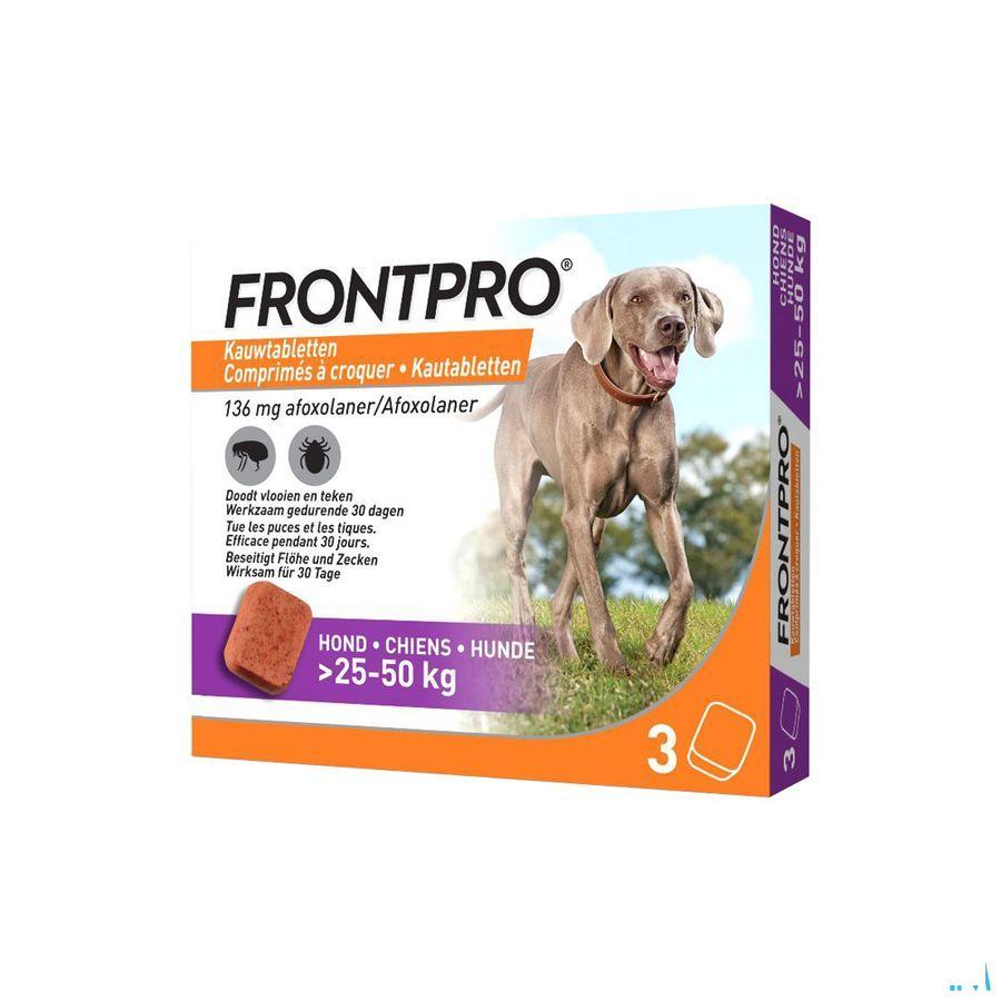Frontpro 136Mg >25-50Kg Hond Kauwtabl 3