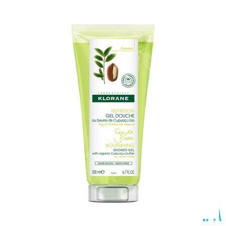 Klorane Corps Gel Douche Eau Yuzu 200 ml