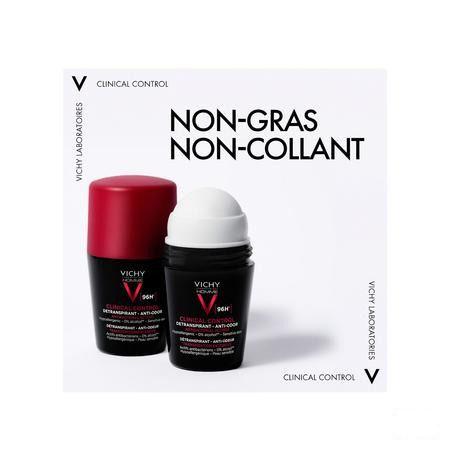 Vichy Homme Deo Roll Clinical Control 96H 50 ml