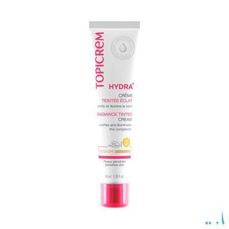 Topicrem Hydra+ Getinte Cr Eclat Medium 40 ml