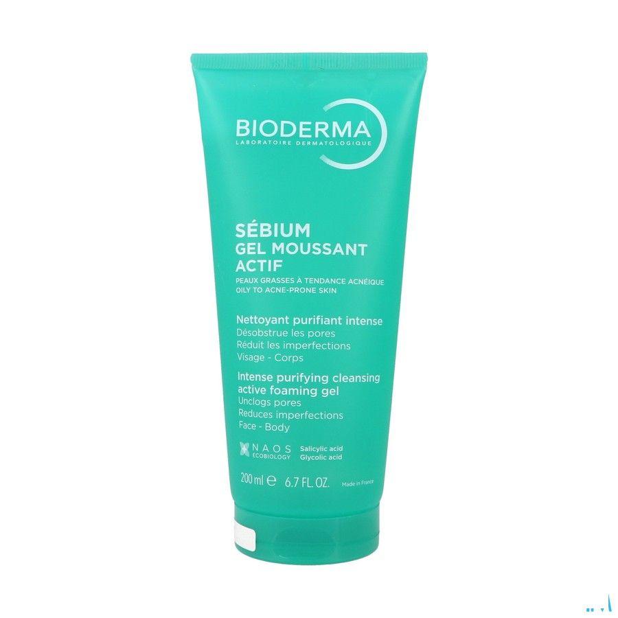 Bioderma Sebium Gel Moussant Actif Tube 200 ml