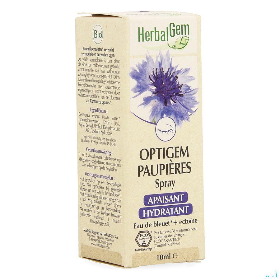 Herbalgem Optigem Oogleden Spray 10 ml  -  Herbalgem