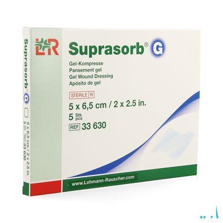 Suprasorb G Compresse 5x6,5cm 5 33630  -  Lohmann & Rauscher