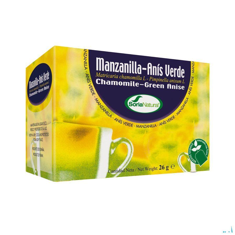Soria Manzanilla-anis - Camomille-anis Natusor - 20 Sachets  -  Soria Bel