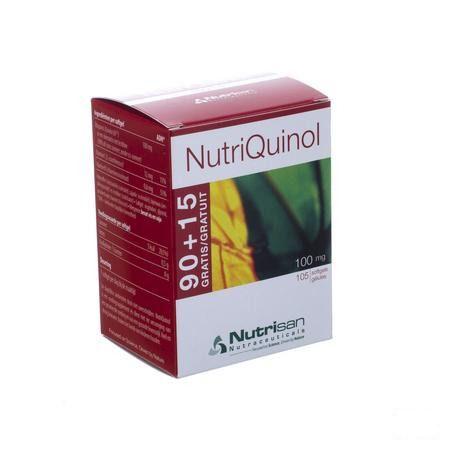 Nutriquinol 100 mg Softgels 90 + 15   -  Nutrisan