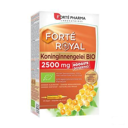 Koninginnengelei Bio 2500Mg Amp 20X15ml  -  Forte Pharma