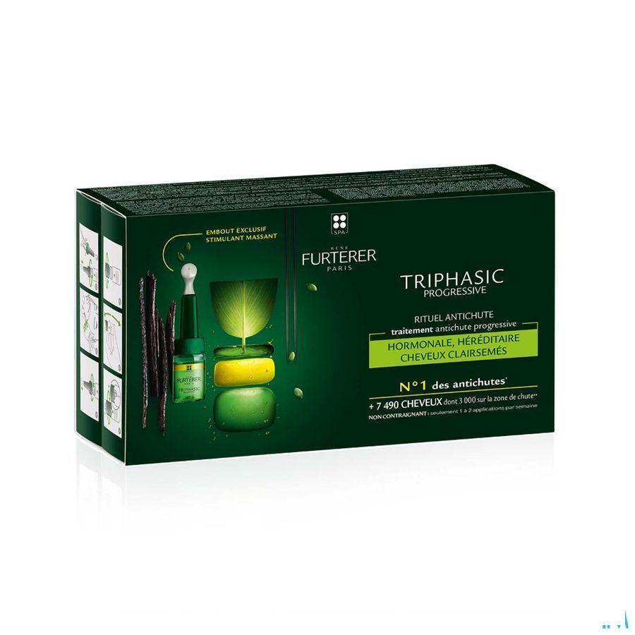 Furterer Triphasic Progres. Trait. Anti chute 8x5,5 ml