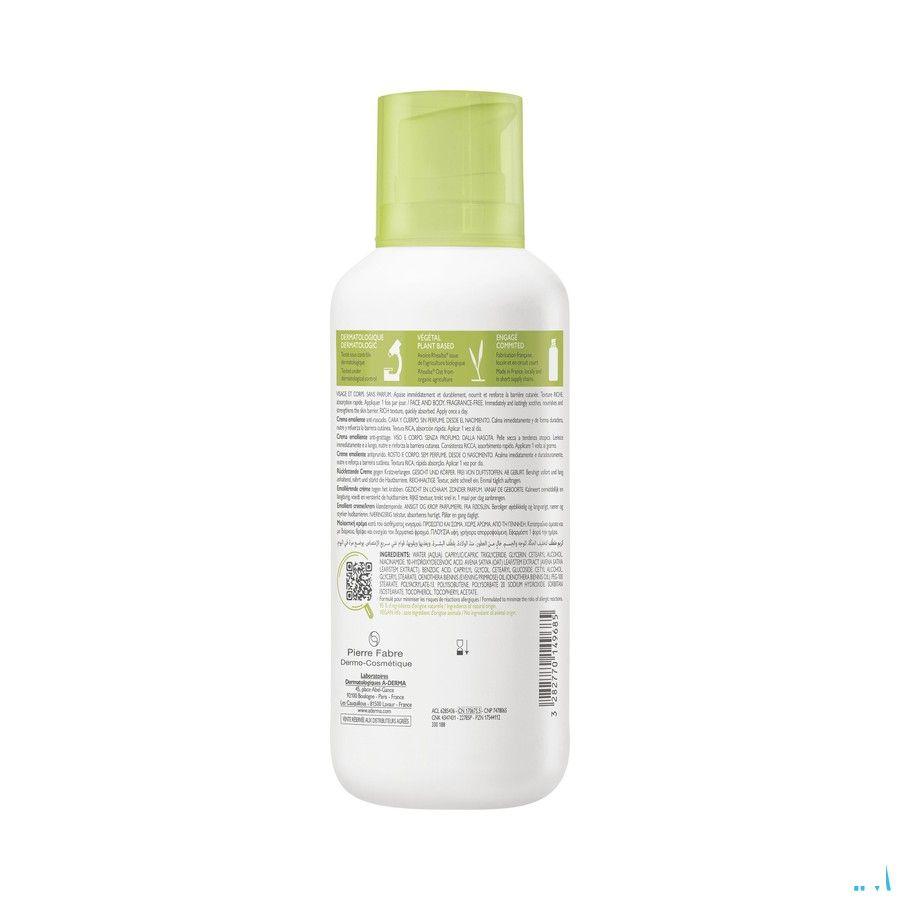 Aderma Exomega Control Creme Emollient Tube 400 ml  -  Aderma