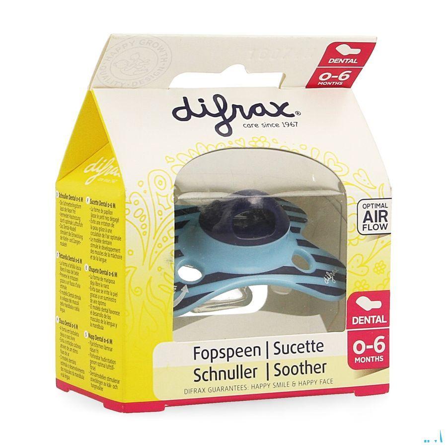 Difrax Fopspeen Sil Mini-dental 0-6m 799  -  Difrax