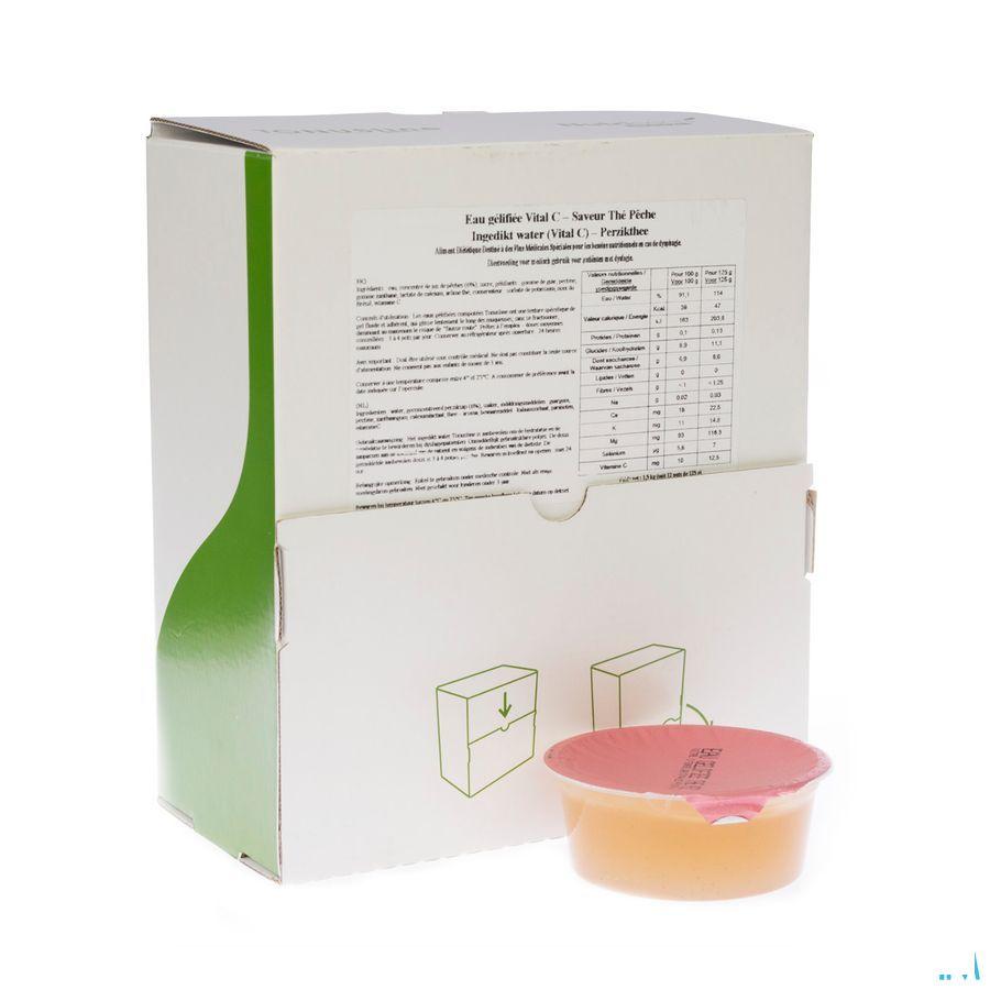 Gelwater Vital C Perzikthee 12x125 ml  -  Nutrisens Medical