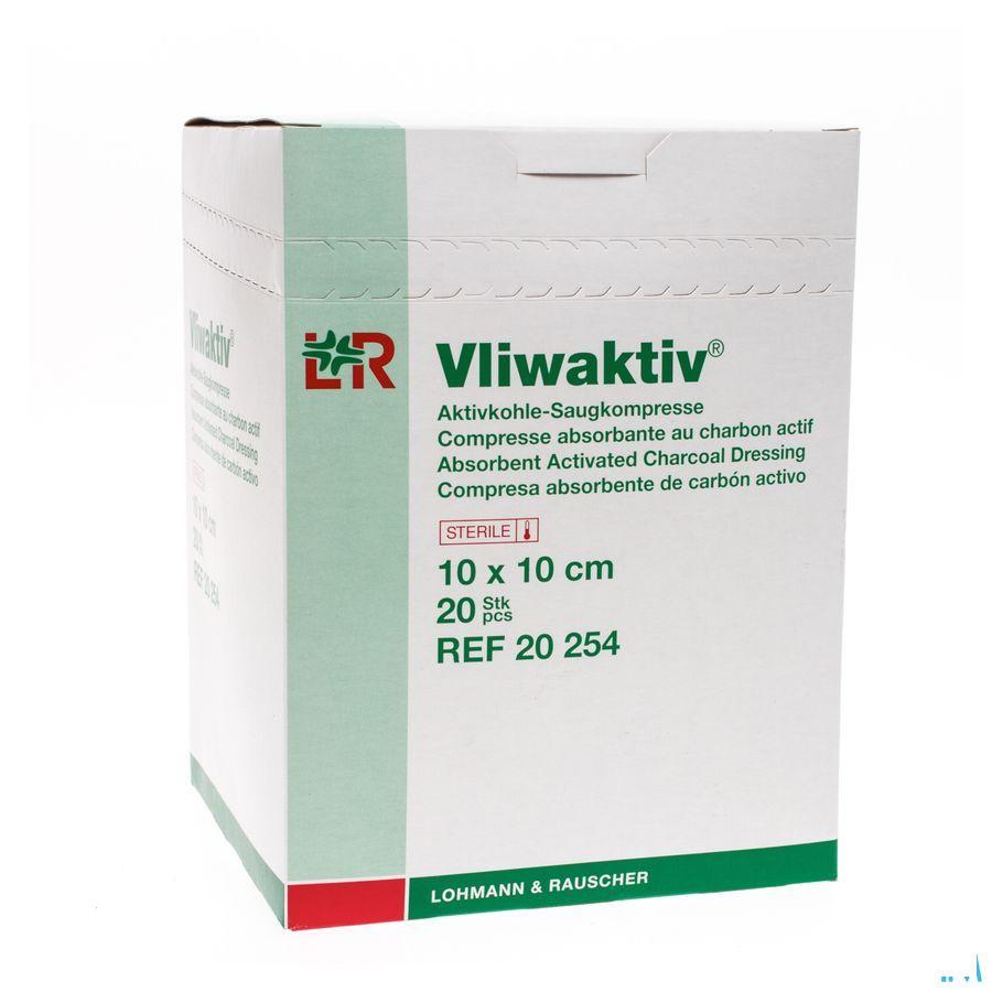 Vliwaktiv Cp Charbon Steril 10X10Cm 20 20254  -  Lohmann & Rauscher