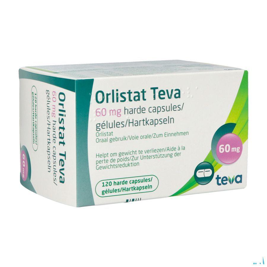 Orlistat Teva Harde Capsule 120 X 60 mg 