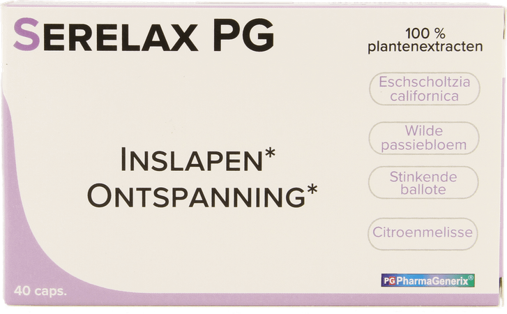 Serelax Pg Pharmagenerix Blister Capsule 40  -  Superphar