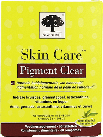 New Nordic Skin Care Pigment Clear Comp 60  -  Ocebio