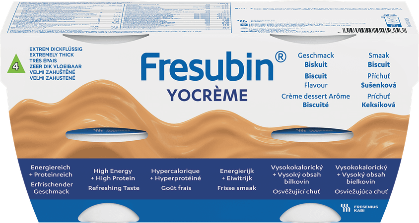 Fresubin Yocreme Biscuite 4x125 gr 7121701  -  Fresenius