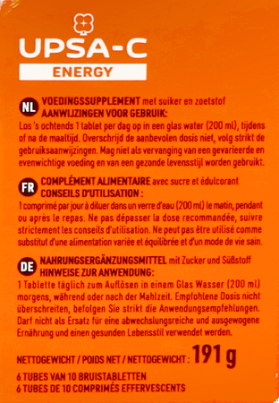 Upsa C Energy 1000 mg Comp Efferv. 60