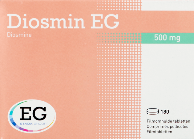 Diosmin Eg 500 mg Filmomh Tabl 180  -  EG