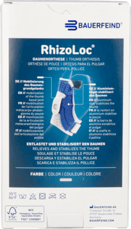 Rhizoloc Handorthese Links T2  -  Bauerfeind