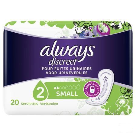 Always Discreet Incontinence Pads Small Spx20
