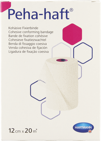 Peha-haft Latexfree 12cmx20m 1 P/s  -  Hartmann