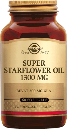 Super Starflower Oil 1300 mg (300 mg Gla) Softgel 60  -  Solgar Vitamins