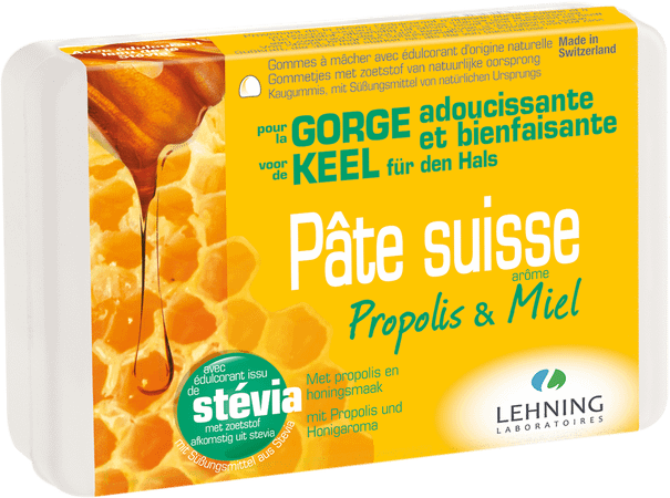 Pate Suisse Keel Propolis Honing 50 gr  -  Lab. Lehning