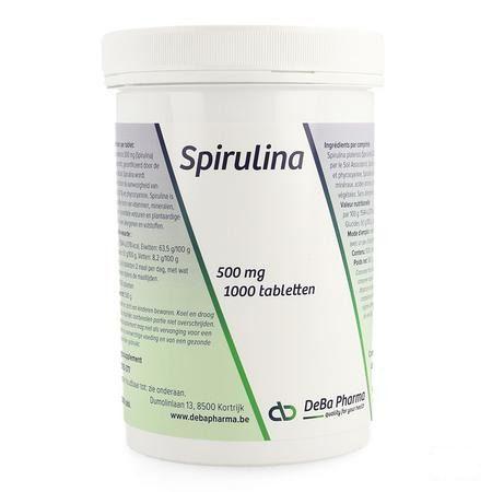 Spirulina Tabletten 1000x500 mg  -  Deba Pharma