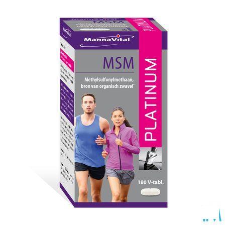 Mannavital Msm Platinum V-tabs 180