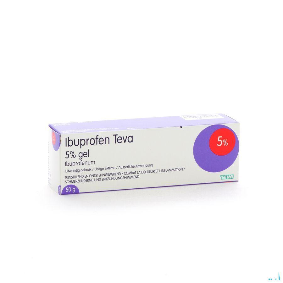Ibuprofen Teva Gel Tube 50 gr 
