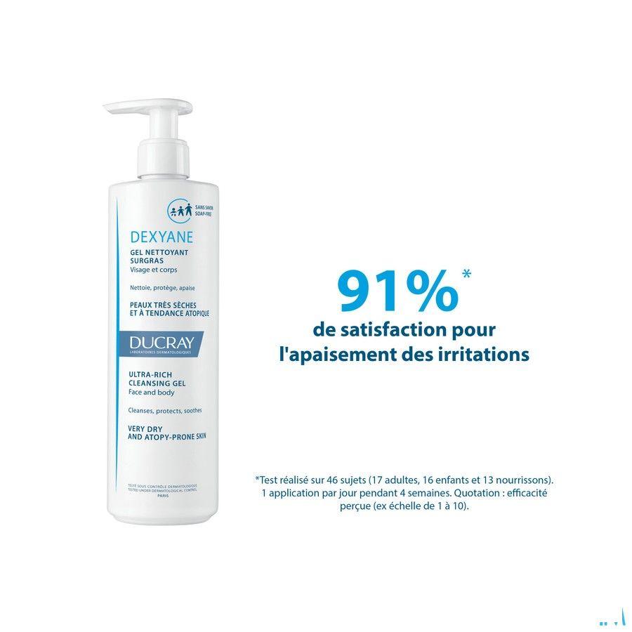 Ducray Dexyane Gel Nettoyant Surgras 400 ml